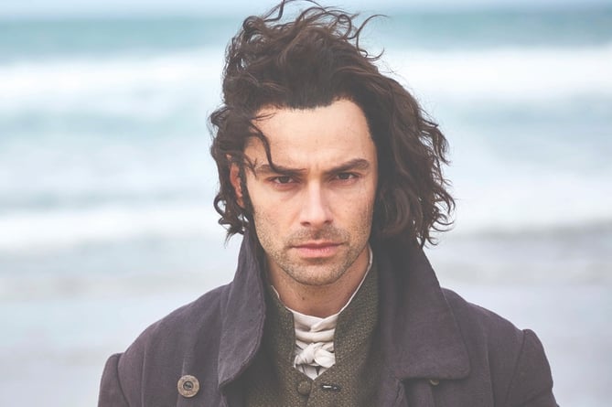 Aidan Turner in the role of Ross Poldark from the BBC series Poldark