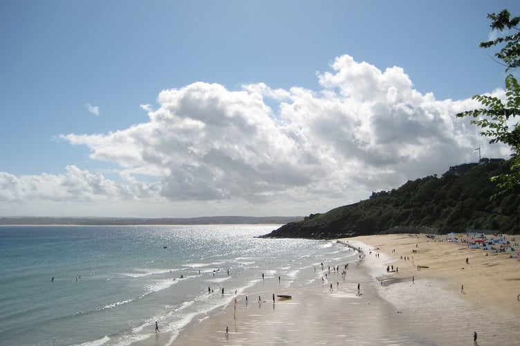 Cornish beach