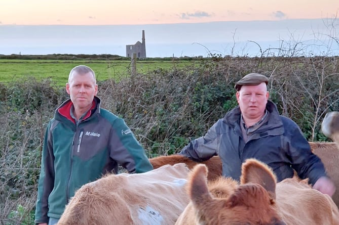 Farmers Geoff Murley and Chris Murley