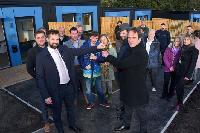 Keys to Cornwall’s first SoloHaus homes are handed over