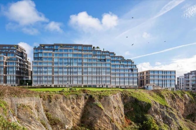 Narrowcliff development Newquay