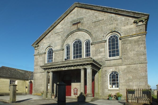 Miners Chapel in St Just which is now a community hub