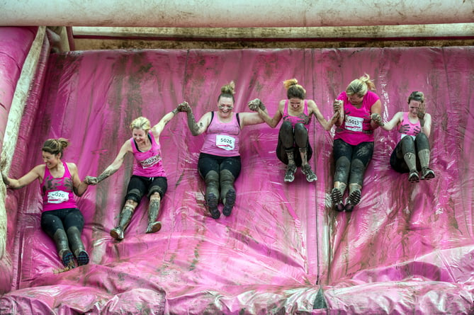 CRUK Pretty Muddy  Slide