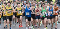 Runners ready to hit the lanes around Camborne in the Storm Force 10