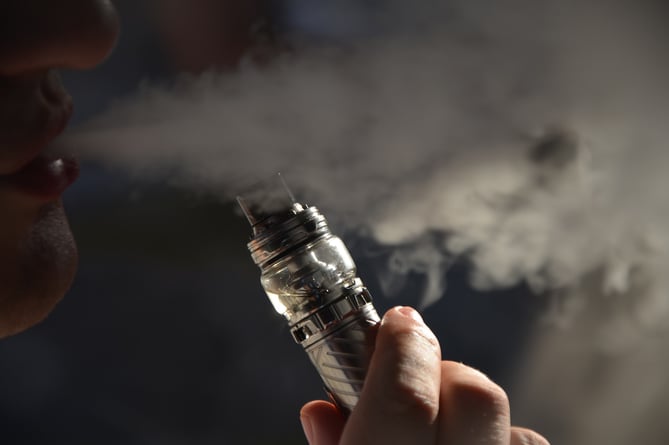 Vapes containing nicotine were sold to children