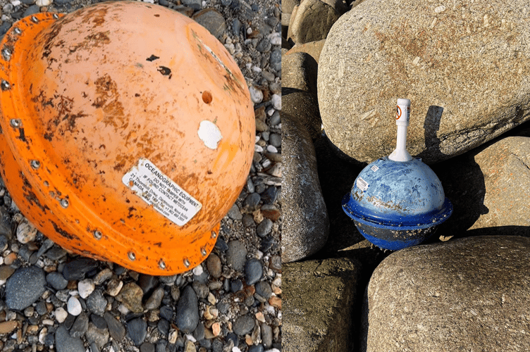 The objects that have washed up on the Cornish coach