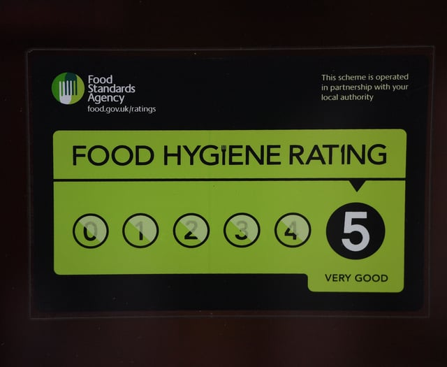 Cornwall establishment handed new food hygiene rating