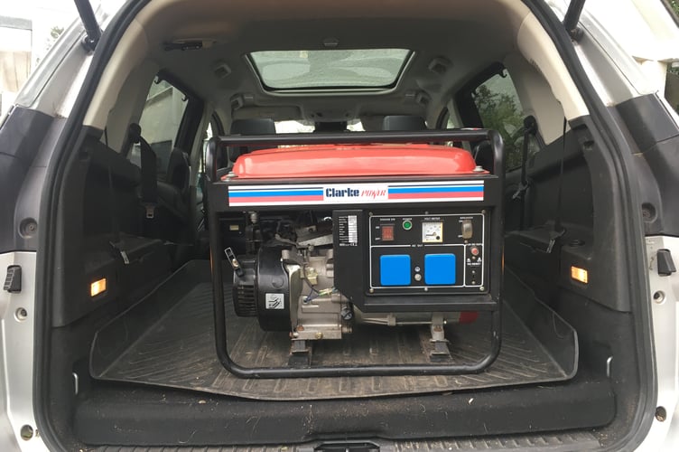 The Rotary Club of Truro Boscawen’s generator on its way to help in Ukraine