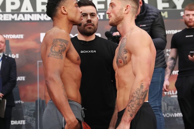 Boxing weigh-in at Wembley