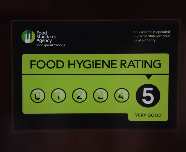 Food hygiene ratings handed to 28 Cornwall establishments