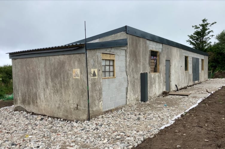 

The former WW2 ammunitions hut at the former RAF Sennen for which planning permission is sought to convert it into a home