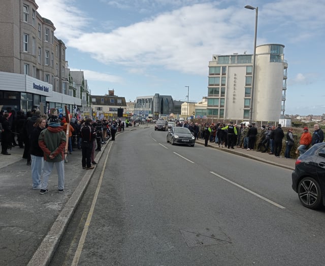 Video: asylum seeker protests in Cornwall