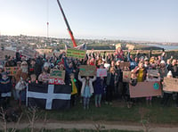 Second demonstration held against cliff being concreted 