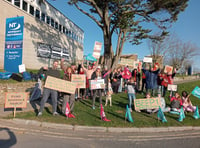 Teachers strike at Cornish schools