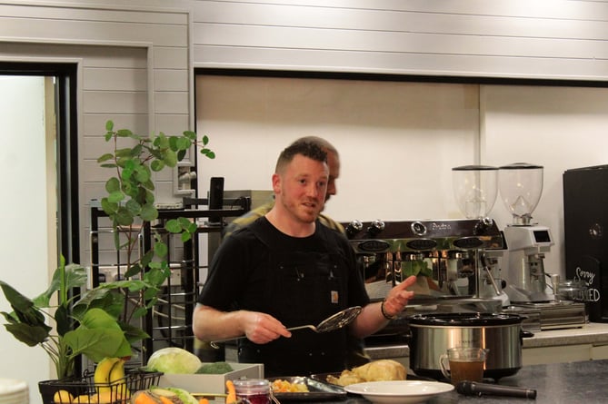 The new  Truro Nourish Hub offering cooking tips