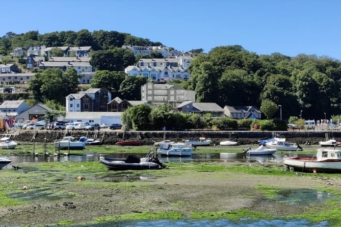 A photo montage showing what the proposed new apartments building planned for Millpool in Looe could look like