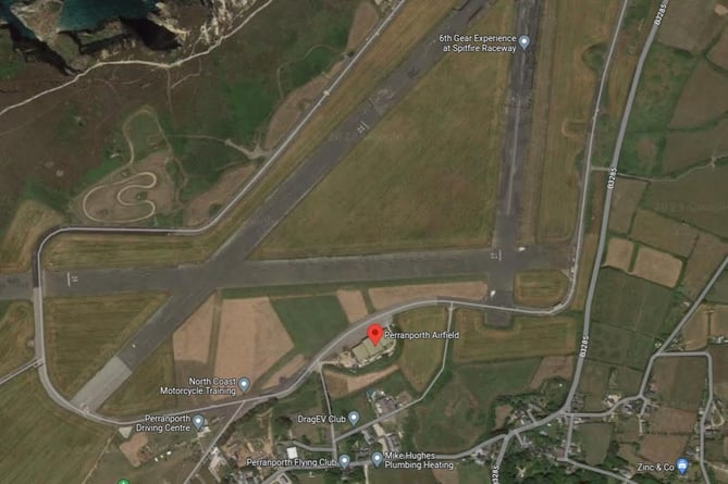 Perranporth Airfield where the operators of the Control Tower Cafe have been granted a licence to serve alcohol 