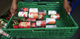 Record number of food parcels handed out in Cornwall last year