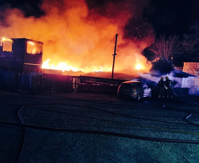 A major fire has gutted a popular fish and chip restaurant