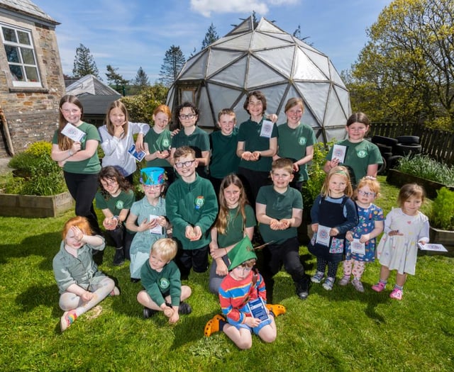 Pupils out sowing seeds for the future