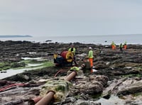 Sewage outflow pipe near Downderry's primary school reopens