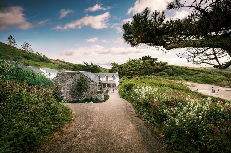 Plans for Pendower Beach House Hotel seen from Rocky Lane