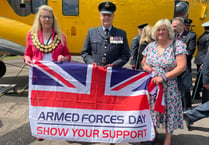 Ceremony held in Newquay ahead of Armed Forces Day