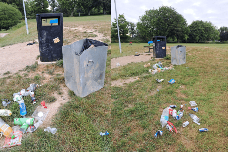 Vandalism at Bodmin Priory Park