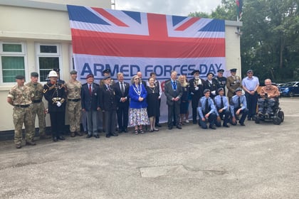 Armed Forces Day Community Flag Relay reaches Truro on Reserves Day

