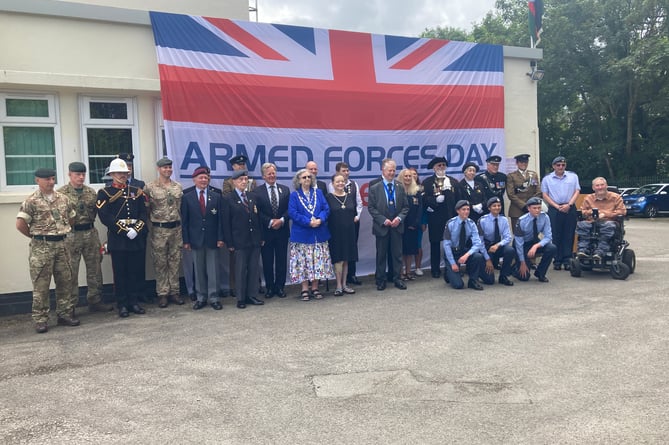 Army personnel, civic dignitaries, veterans and cadets were in attendance at the Armed Forces Day Community Flag Relay event in Truro