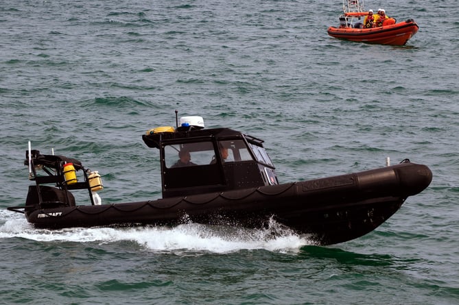 Action from the Penzance Water Safety Day 