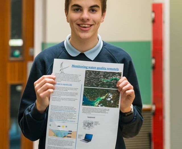 Cornish pupil uses technology to track sewage