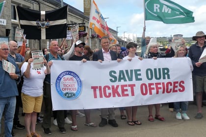 Protest to be staged against Penzance train ticket office closure 