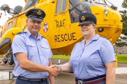 New station commander takes over control of RAF St Mawgan