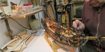 Model ship is on its way to Duchy from Ukraine