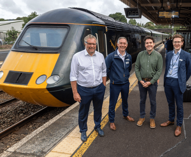 Minister visits to see if rail plans are on track