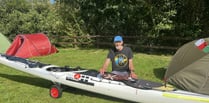 Mike’s epic paddle to fight homelessness