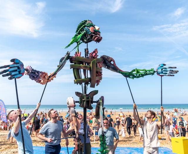 Gallery: A celebration of ocean culture has been held at Watergate Bay