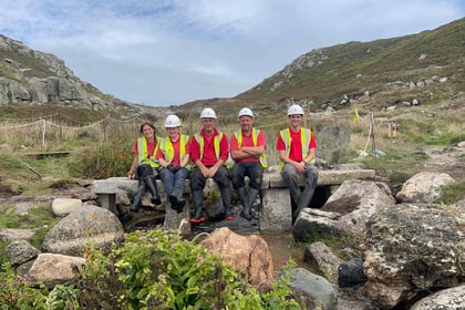 Two new granite bridges have been installed on South West Coast Path