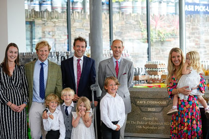 Prince Edward visited two Cornish attractions to see their new schemes