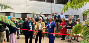 Explorer opens new hospital healing garden