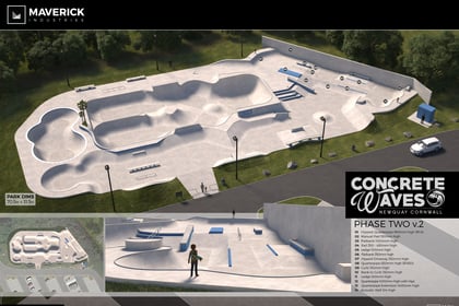 'Radical' Newquay skatepark phase two plans unveiled