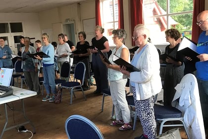 Community choir setting out on its second year