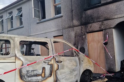 St Austell family lose everything in fire caused by electric car