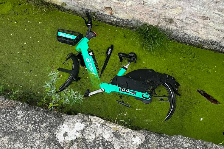 A Beryl bike discovered in Truro's Leats