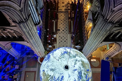 Gaia artwork proved a major draw at cathedral