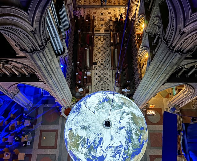 Gaia artwork proved a major draw at cathedral