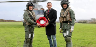 Flying high - poppies to travel by helicopter