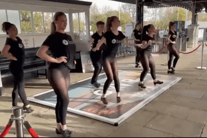 VIDEO: Tap dancers take over Truro Station for GWR launch