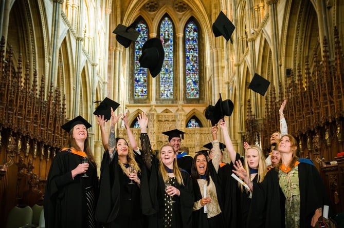 Cornwall College Graduation at Truro Cathedral